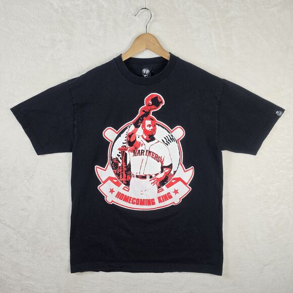 Bonafide Icon Ken Griffey Jr Shirt Size Large Seattle Mariners MLB Baseball King - Picture 2 of 9